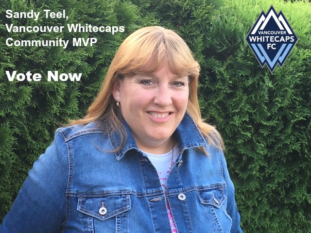 Vancouver Whitecaps FC Community MVP is Sandy Teel